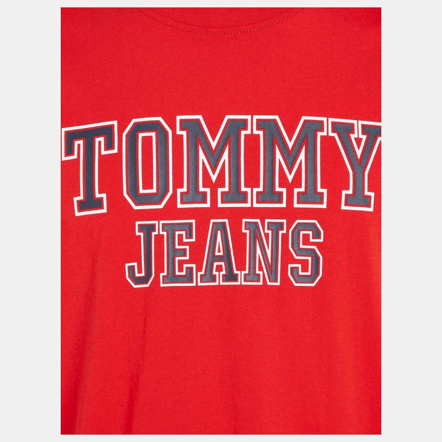 Tommy Jeans T Shirt Dm0dm16405 Red Vermelho_shot1