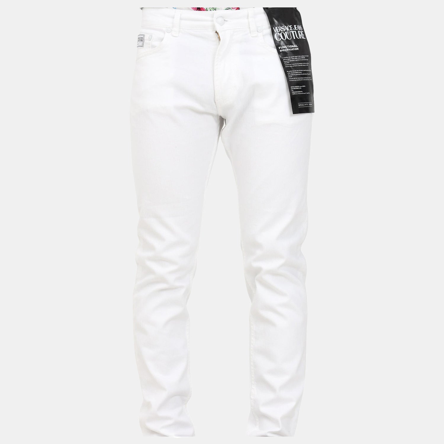 Versace Calcas Trousers 74gab5d0 White Branco_shot3