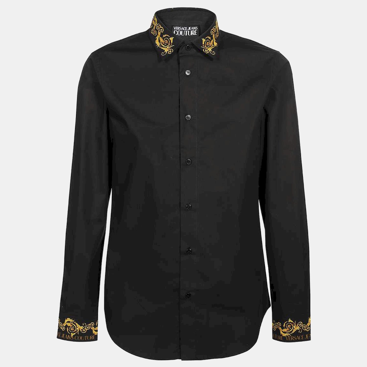 Versace Camisa  Shirt 74gal2sb Black Preto_shot2