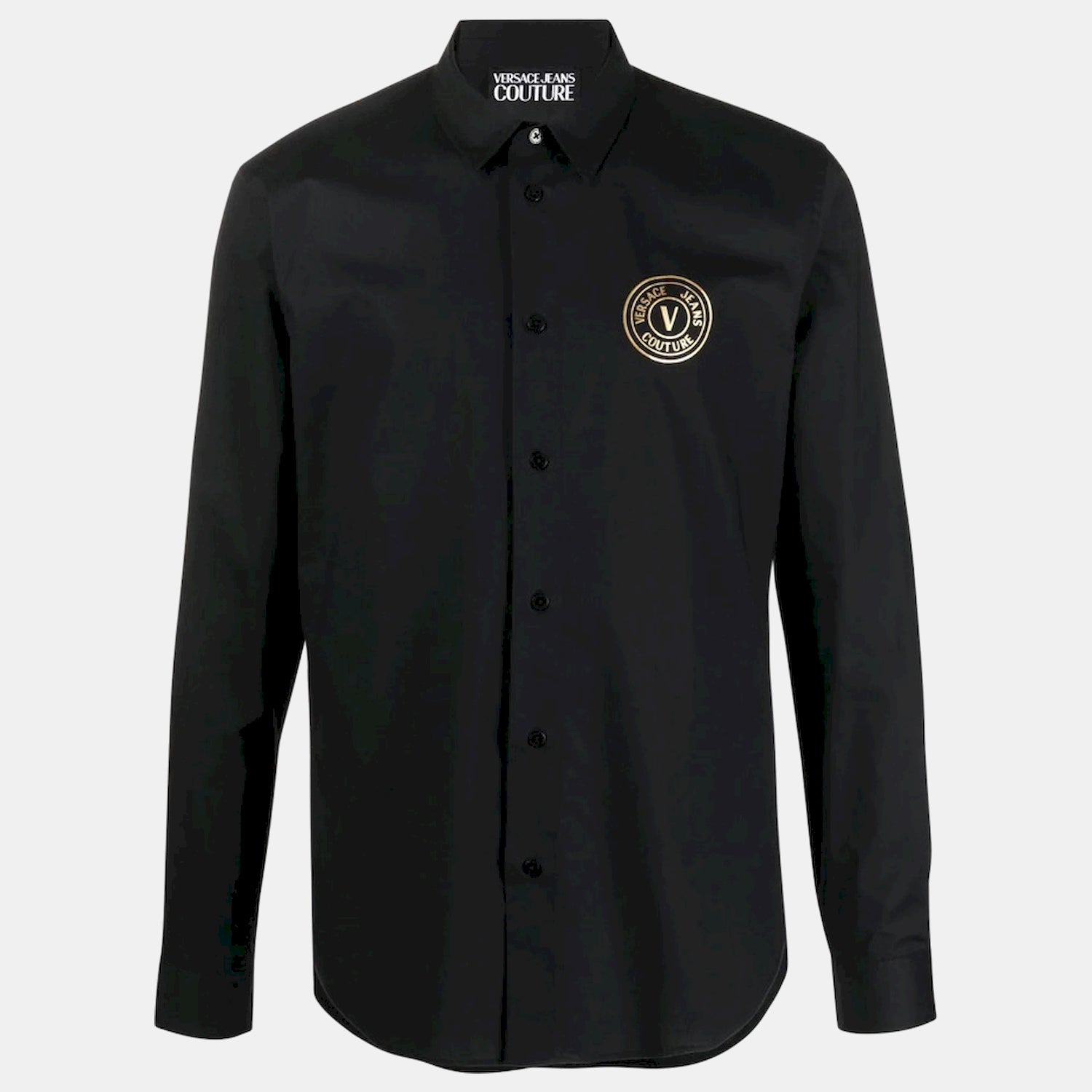 Versace Camisa  Shirt 74galys2 Blk Gold Preto Ouro_shot3