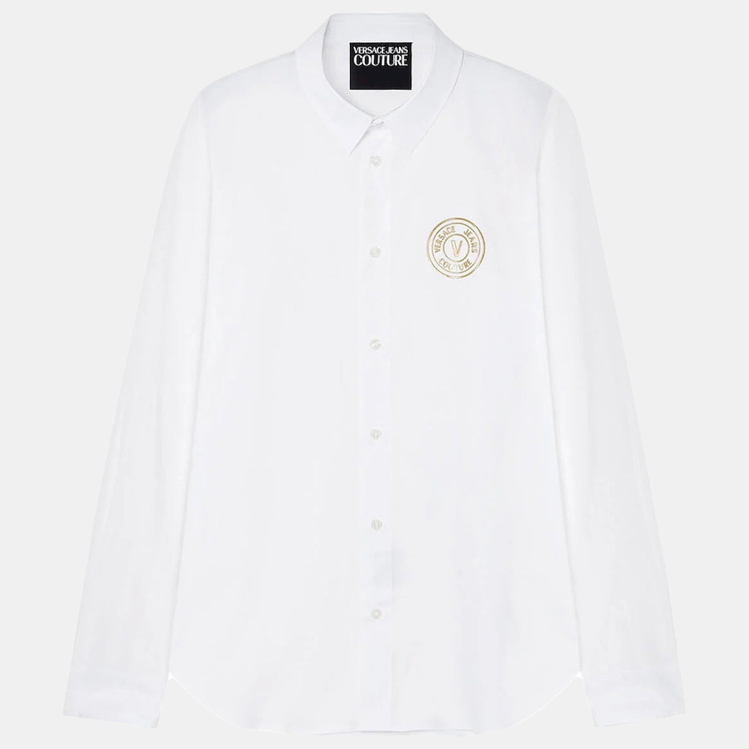 Versace Camisa  Shirt 74galys2 Whi Gold Branco Dourado_shot4