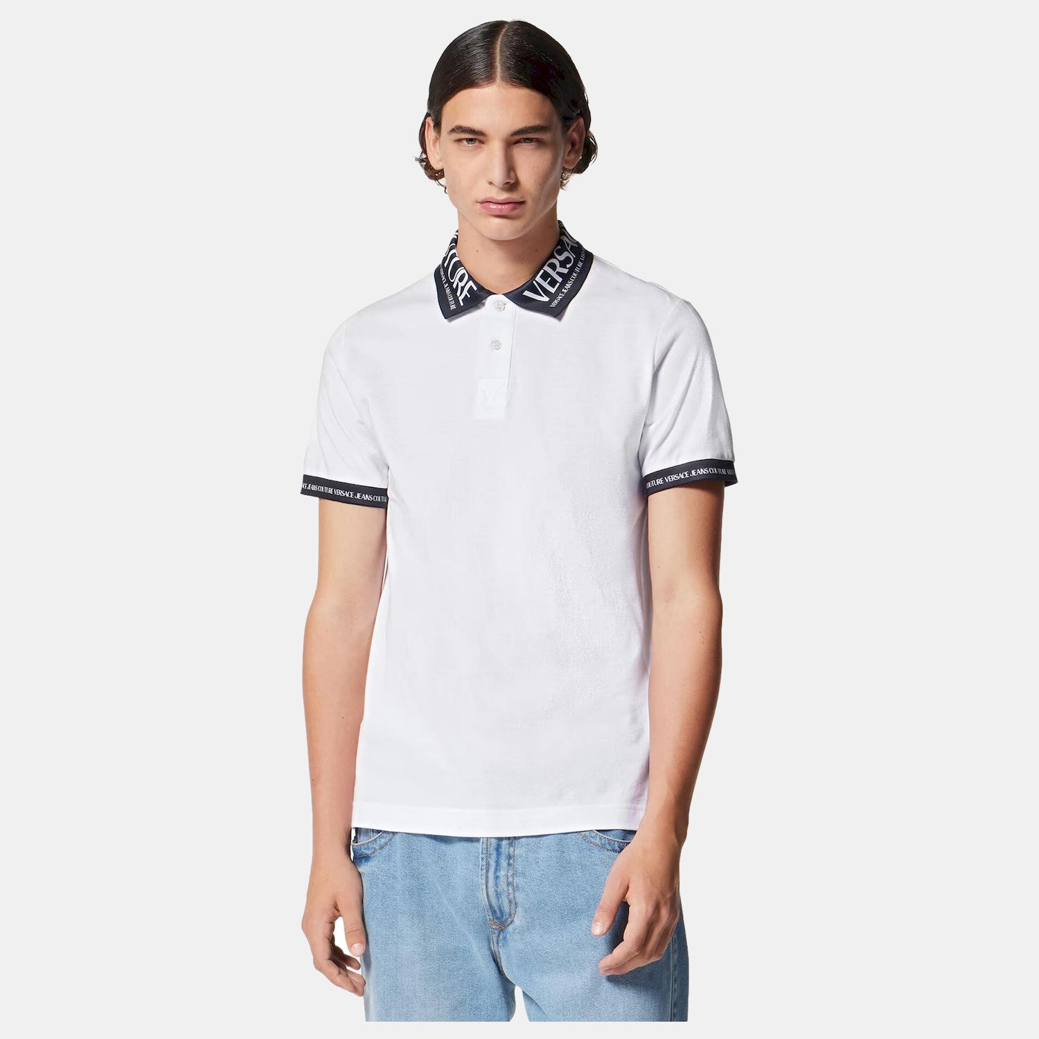 Versace Polo  74gagt02 White Branco_shot1