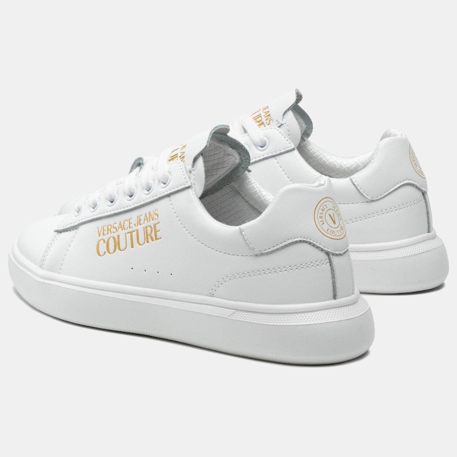 Versace Sapatilhas Sneakers Shoes 72va3sg7 White Branco_shot3