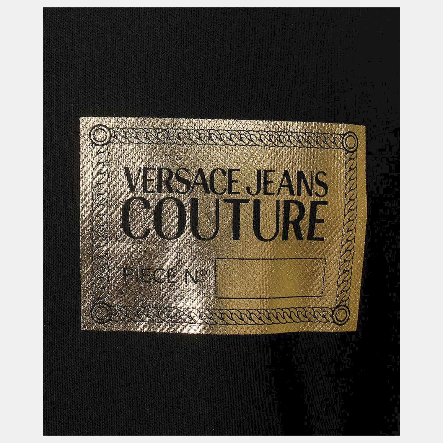 Versace T Shirt 73gahg06 Blk Gold Preto Ouro_shot2