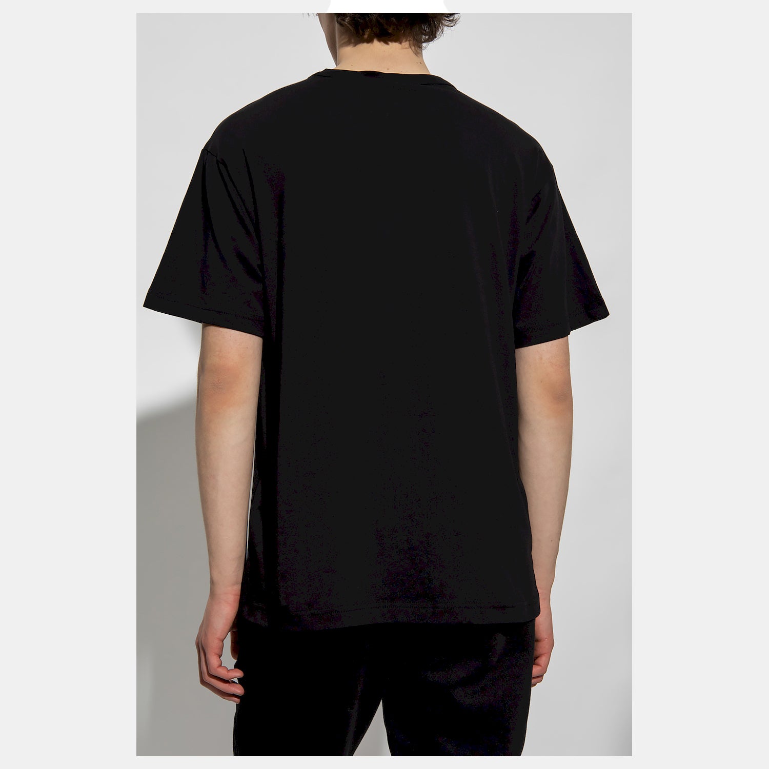 Versace T Shirt 73gaht05 Blk Platin Preto Platin_shot3