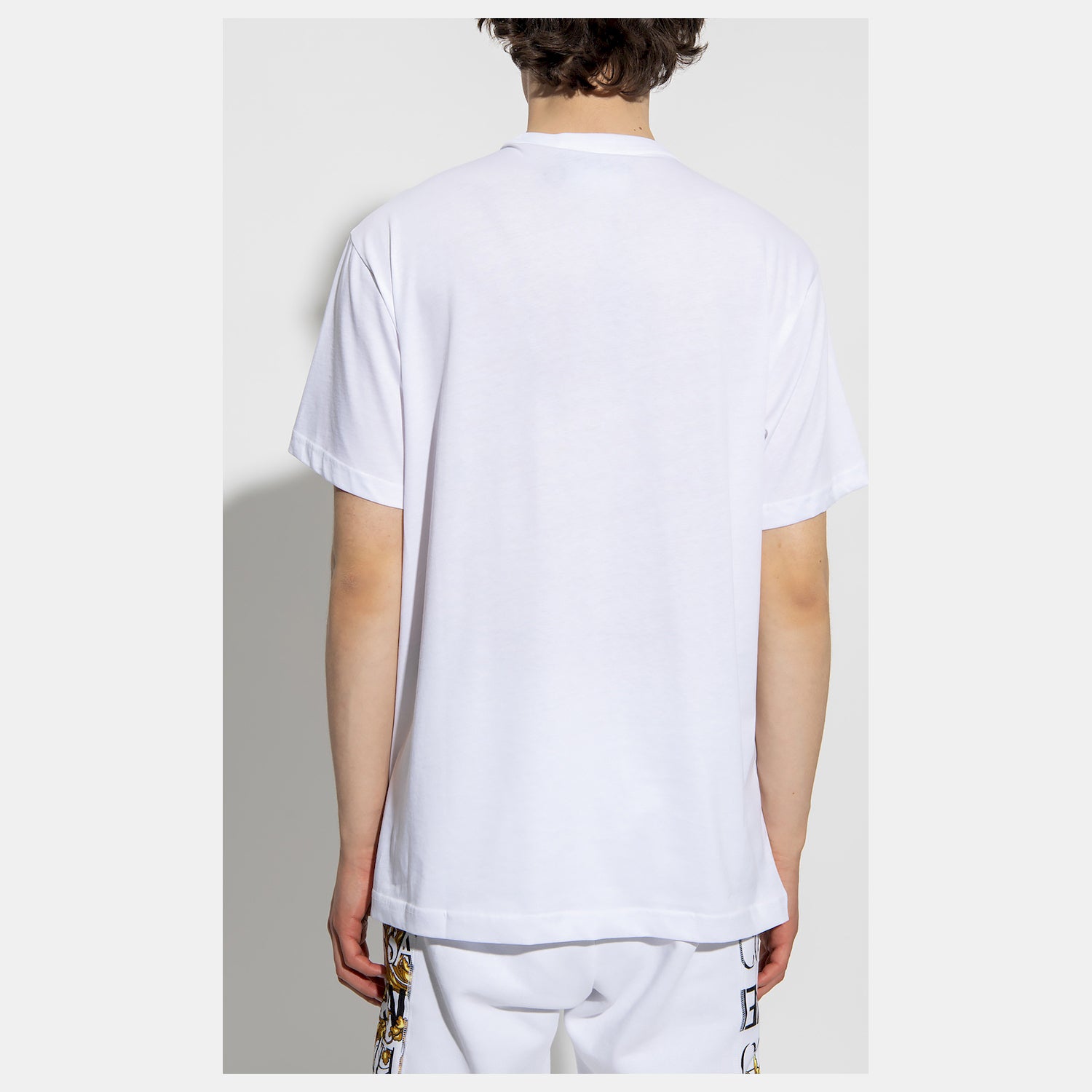 Versace T Shirt 73gaht05 Whi Gold Branco Dourado_shot3