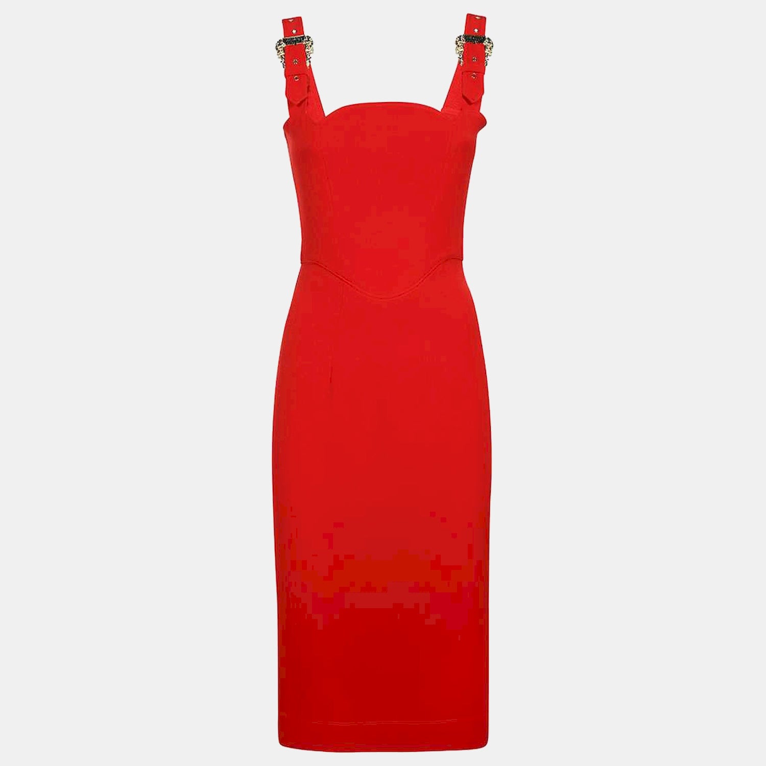 Versace Vestido  Dress 74hao935 Red Vermelho_shot3